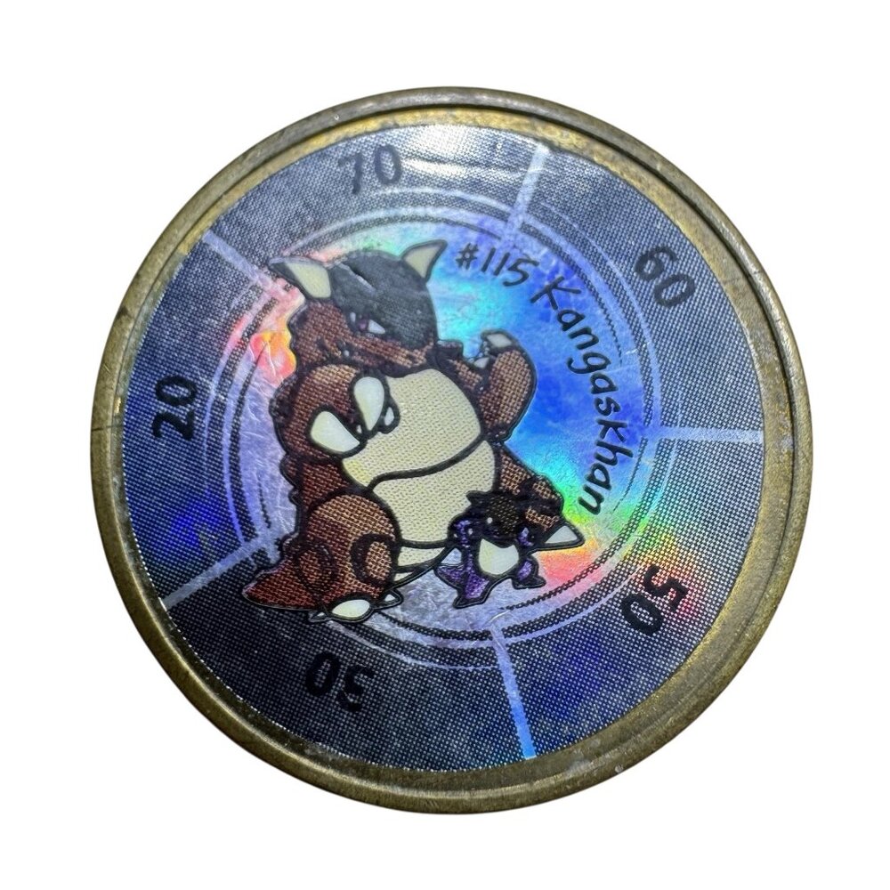 1999 Hasbro Pokemon Battling Coin Game‎ Kangaskhan #115 Rare VTG